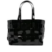 [Dragon Diffusion] Dragon Diffusion Patent-leather-woven Tote Bag ONE SIZE BLACK