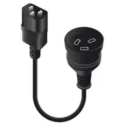 Alogic MF-C14AUS3P-1.5 IEC C14 to AUS 3-Pin Cable - 1.5m - Black [MF-C14AUS3P-1.5]