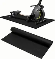 Treadmill Mat 84X36, 6mm Walking Pad Mat for Carpert, Waterproof Non-Slip Walking Pad Mat for Hardwood Floors Protector,Noise Reduction,Stationary, Exercise Equipment Mat for Indoor Cycles