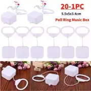 20-1PC Plastic Pull String Music Box with Classic Lullaby for Kids