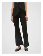 [Seed Heritage] Ponte Kick Flare Pant in Black