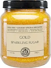 India Tree Star Gold Sparkling Sugar, 3.4 lb (Pack of 2)