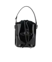 Vivienne Westwood Daisy Drawstring Bucket Bag One size Black