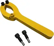 "Abbraccia" 2 Adjustable Spanner Wrench Steel Professional with Screws Yellow