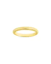 Sterling Forever 14K Over Silver Kayden Thin Textured Ring