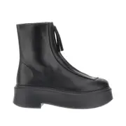[THE ROW] THE ROW Leather Zipped boots Woman 38 38 Black