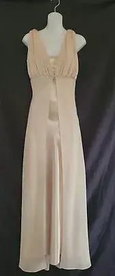 COCKTAIL BRIDESMAIDS HOMECOMING LONG FORMAL DRESS FORMAL GOWN sz S