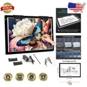 Eye-Protected A2 LED Light Pad with Stepless Dimming - Ideal for Drawing