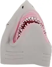 ERINGOGO 1Pc Grey Shark Hand Puppet Realistic Simulation Storytelling Puppet for Safe and Interactive Role Play for Parent Engagement and Imaginative Play