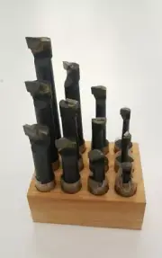 12 PC 5/8" CARBIDE TIPPED BORING BAR SET E186
