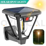 Solar Spot Lights Wall Motion Sensor Garden Yard Path Lamp Security Waterproof