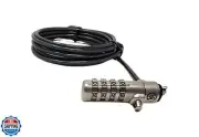 Sendt Black Notebook/Laptop Combination Lock for Wedge / N17 Security Slots