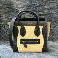 在飛比找PopChill優惠-[二手] CELINE NANO LUGGAGE 大象灰 象