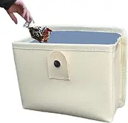 Car Trash Bin - Folding Car Dustbin - Trash Bin, Car Organizer, PU Leather Trash Can for Kitchen, Bedroom, SUV, Truck