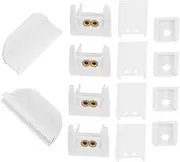 Cabilock Adjustable Blind Brackets Ceiling Curtain Bracket Clamp for Blind Wall Mounting