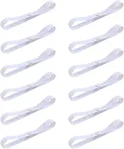 ibasenice Adjustable Diaper Fastened Belt Buckles 12pcs Baby Cloth Diaper Fasteners Elastic Toy Straps for Newborn Naies