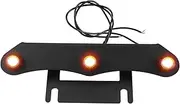 X AUTOHAUX Grill LED Light Front Grille Lights for Jeep Gladiator JT 2020-2023 Amber Light Black