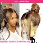 P4/27 Honey Blonde 360 Full HD Lace Frontal Wig 30 Inch Highlight Glueless