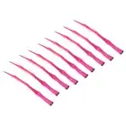 (Rose Purple Gradient Red)10pcs Highlights Clip Long Hair Individually Wrap AU