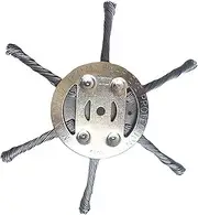 6in Steel Wire Grass Trimmer Head Replacement, Trimmer Blade for Cordless String Trimmer, Weed Eater, Metal Weed Eater Blade