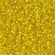Matte Silver-Lined Yellow Miyuki Seed Beads 11/0 (11-96F-TB)