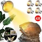 4x E27 Heat Emitter Lamp Bulb Light Heater for Reptile Turtle Lizard UVA UVB 50W