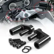 Riser Bar Clamp Adjustable Handlebar Height Bracket For BMW R1200RT R1250RT