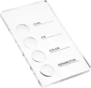 BAZEITFLOW Acrylic Eyelash Extension Pallet Portable Grafting Tool Pad for Eyelash Display for Beauty Salons and Personal Use for Beginners and Professionals