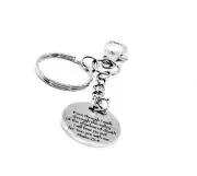 Twenty Third Psalm Keychain, Psalm 23 4, Faith Gifts, I Fear No Evil, God I