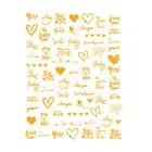 Nail Sticker Fabulous Persistent Heart Romantic Valentines Day Nails Love Decals