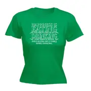 Alcohol Alcohol Food Happiness Is Eating Chocolate Drinking Wine Dancing - Funny Novelty Womens T-Shirt T Shirt Tshirt