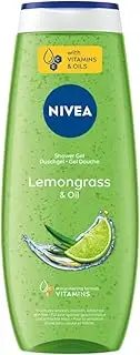NIVEA Invigorating Shower Gel and Body Wash with Lemongrass and Oil 500ml, Body Cleansing, detox cleanse, best body wash, soap free body wash