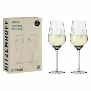 Ritzenhoff white wine glass set of 2 Organix 001