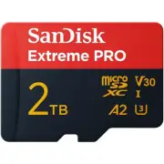 SanDisk Extreme PRO microSD Card + SD Adapter 2TB (for smartphones, action cams,