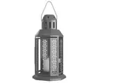 My Decorations 5 Pack Of Dark Grey Metal Miners Lantern Summer Wedding Home Party Room Balconey Deck 21Cm Tealight Candle Lanterns