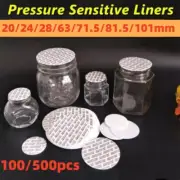 20-95mm Foam Pressure Seal Pads Cap Liner Jar Bottle Safety Self Adhesive Seal