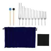 Tuning Fork Set - 9 Tuning Forks for Healing Chakra,Sound Therapy,Keep Body2970