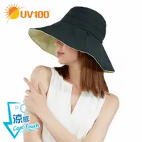 在飛比找蝦皮商城優惠-【UV100】防曬 抗UV-冰絲雙面造型帽-馬尾洞(ME22