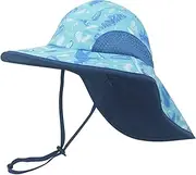 [KEOYA] Kids' Sun Protection Hat Summer Hats for Baby Infant Toddlers Boys Girls UPF50+ Sunhat for Outdoor Beach Swim