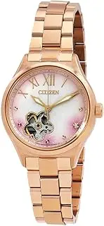 [CITIZEN] Automatic Crystal White Dial Ladies Watch PC1017-70Y