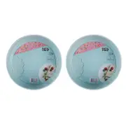 Tasty Springform Non-Stick Cake Pan Round 1.7L/20cm Light Blue 2 Pack