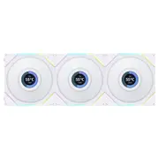 Lian Li (3-Pack) UNI FAN TL LCD 120 ARGB 120mm PWM Fan (White)