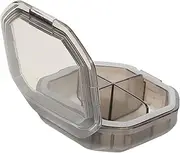 Portable Medicine Box Reusable Storage for Travel Medicine Carrying Case Secure Cap