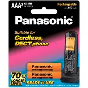 Panasonic Rechargeable Ni-MH AAA Batteries for DECT Phone