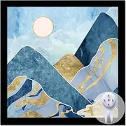 [keibiubu] Black Picture Frame, 24x24 Picture Frame for Square Photo Poster Canvas Certificate Document Display Horizontally or Vertically High Transparent Wall Gallery(Size 24 x 24 inches)