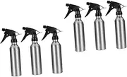 YARNOW 2sets 3pcs Aluminium Alloy Water Sprayer Bottle for Plants and Baking Refillable Multi Purpose Spray Bottle with Portable and Detachable Design Silver 3pcs*2