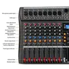 Audio Mixer 6 Channel Streaming Mixing Console Sound Board For DJ Studio .
