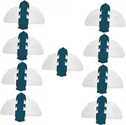POPETPOP 9pcs Sliding Door Locks for Windows and Closets Durable Safety Locks Easy One Handed Operation Prevent Accidental Openings for Home Safety