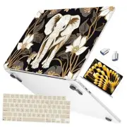 Ultra Thin Armor Case Compatible with MacBook Air 13.6 inch Vibrant Elephant
