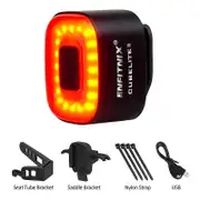 Enfitnix CubeLite II Bike Smart Brake Sensing Taillights USB MTB Road Bicycle Night Riding Light LED Alert Long Strip Lights USB